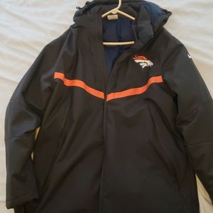 Denver Broncos heavy winter coat Nike